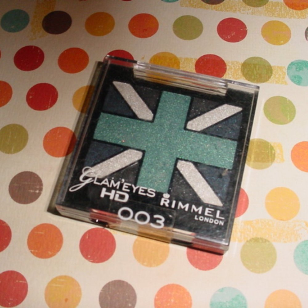RIMMEL New Glam Eye shadow Quad ROYAL BLUE